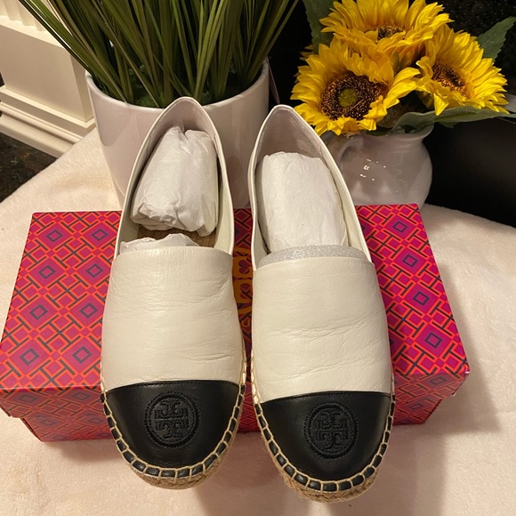 *NWT* Tory Burch Color Block leather Espadrille
